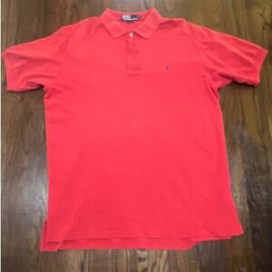 Polo Ralph Lauren Men’s Red Iconic Logo Polo Shirt Size XL